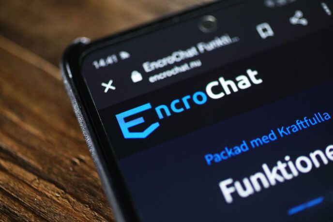 ENCRYPTED: EncroChat promised secure communication between users. It was a promise they could not keep. Photo: NTBscanpix/Jeppe Gustafsson/Shutterstock
