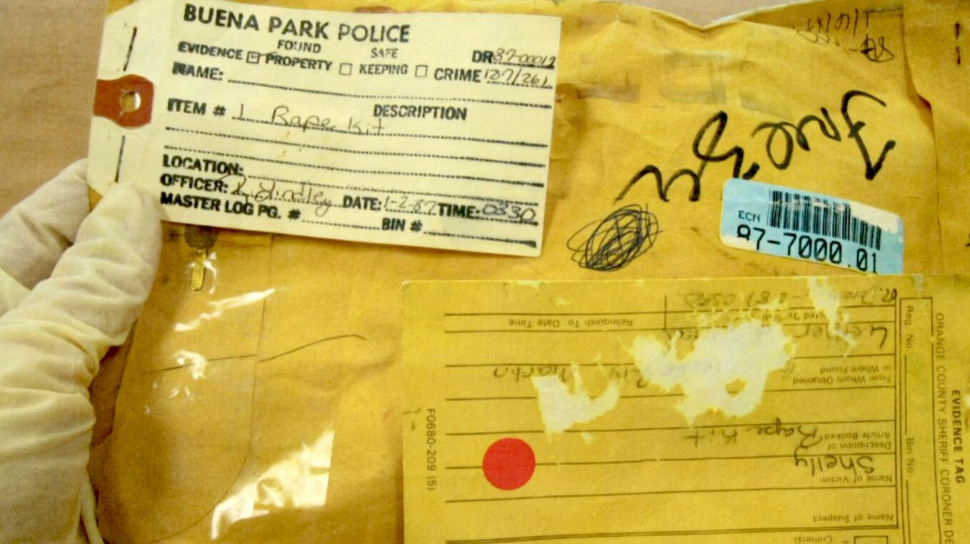 THE DNA EVIDENCE: After Shelly was raped, the police took care of all the evidence from her investigation. Some time later, DNA evidence was entered into the US DNA database. Photo: The Real Murders of Orange County / TV 2 Play