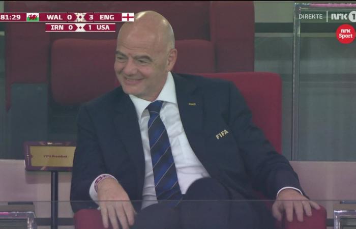 Loud booing of Fifa president Gianni Infantino during England-Wales – NRK Sport – Sports news, results and broadcasting schedule