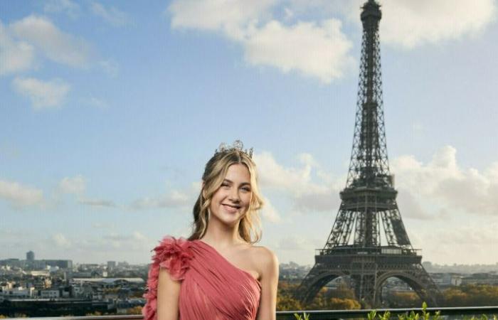 Leah Isadora Behn’s mysterious prom date at the debutante ball in Paris has been revealed