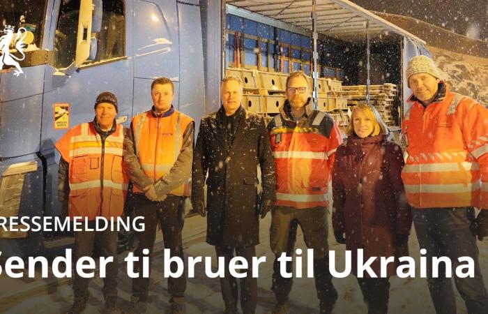 Norway sends bridges to Ukraine