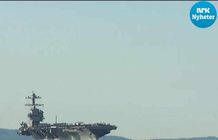 The world’s largest warship has anchored in Oslo – NRK Norway – Overview of news from various parts of the country