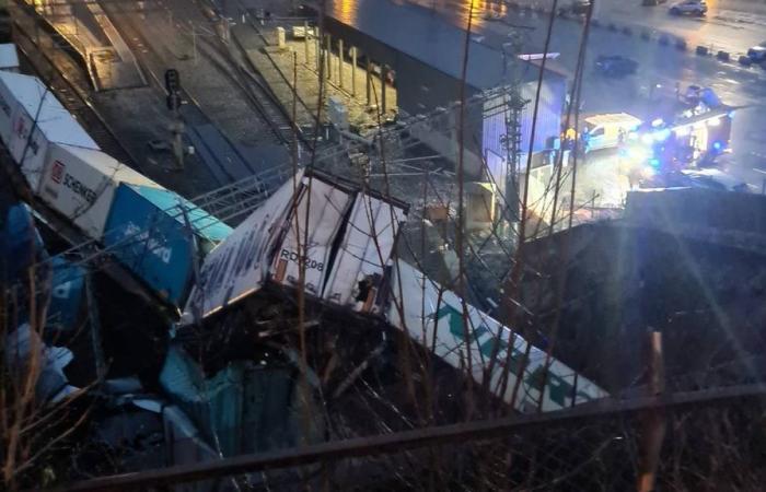 Freight train in accident at Arna station – NRK Vestland