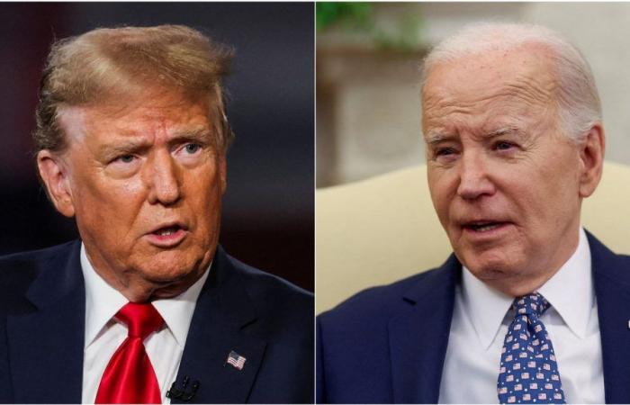 Joe Biden ‘happy to debate’ Donald Trump – as former president responds | US News
