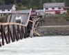 Bridge with truck and car collapsed in Gudbrandsdalen
