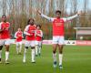 Arsenal talent Martin Obi (16) scored seven goals in the same match