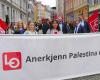 Support for Palestine in the 1 May train in Bergen – NRK Vestland